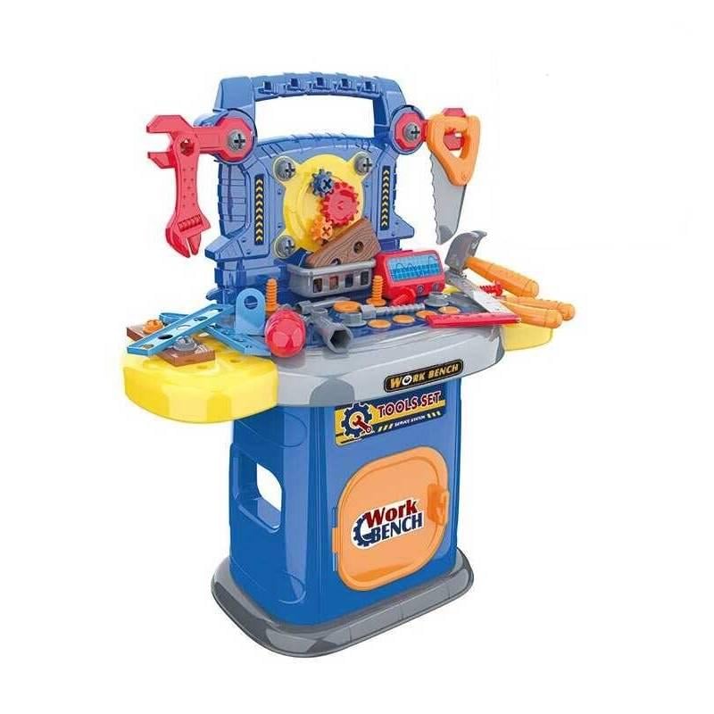 Набор игровой Work Bench звуки мелодии подсветка 95 элементов Blue/Red (139953)