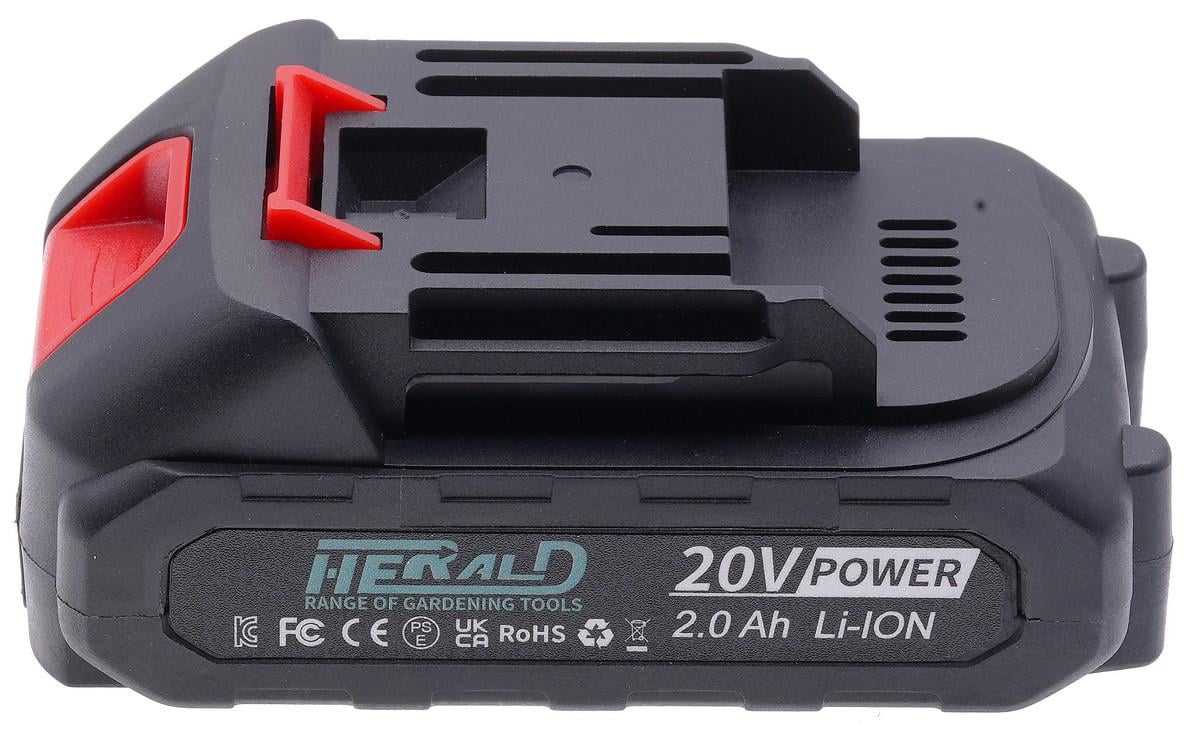 Аккумулятор для беспроводного инструмента Herald Li-ion 20V 2,0Ah (шур877) - фото 2 Аккумулятор для беспроводного инструмента Herald Li-ion 20V 2,0Ah (шур877) - фото 2