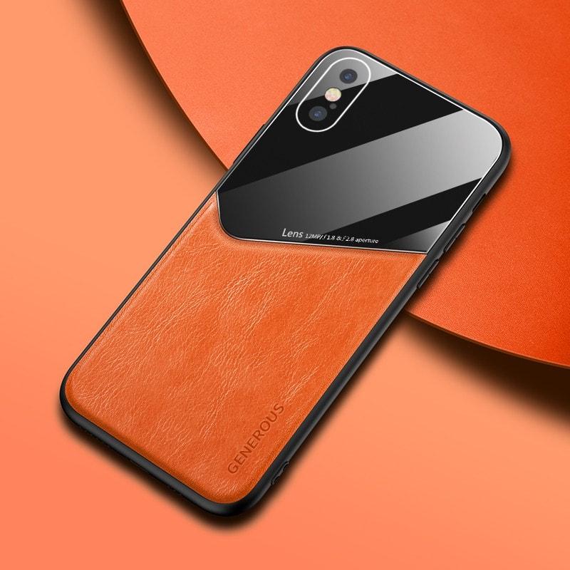 Комбинированный чехол Generous iPhone X Orange (36169-2C)