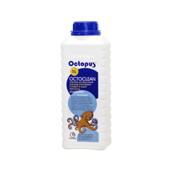 Очищувач Octopus Octoclean 1 л від стійких забруднень жирів та епоксидних смол з плитки та каменю (002592)