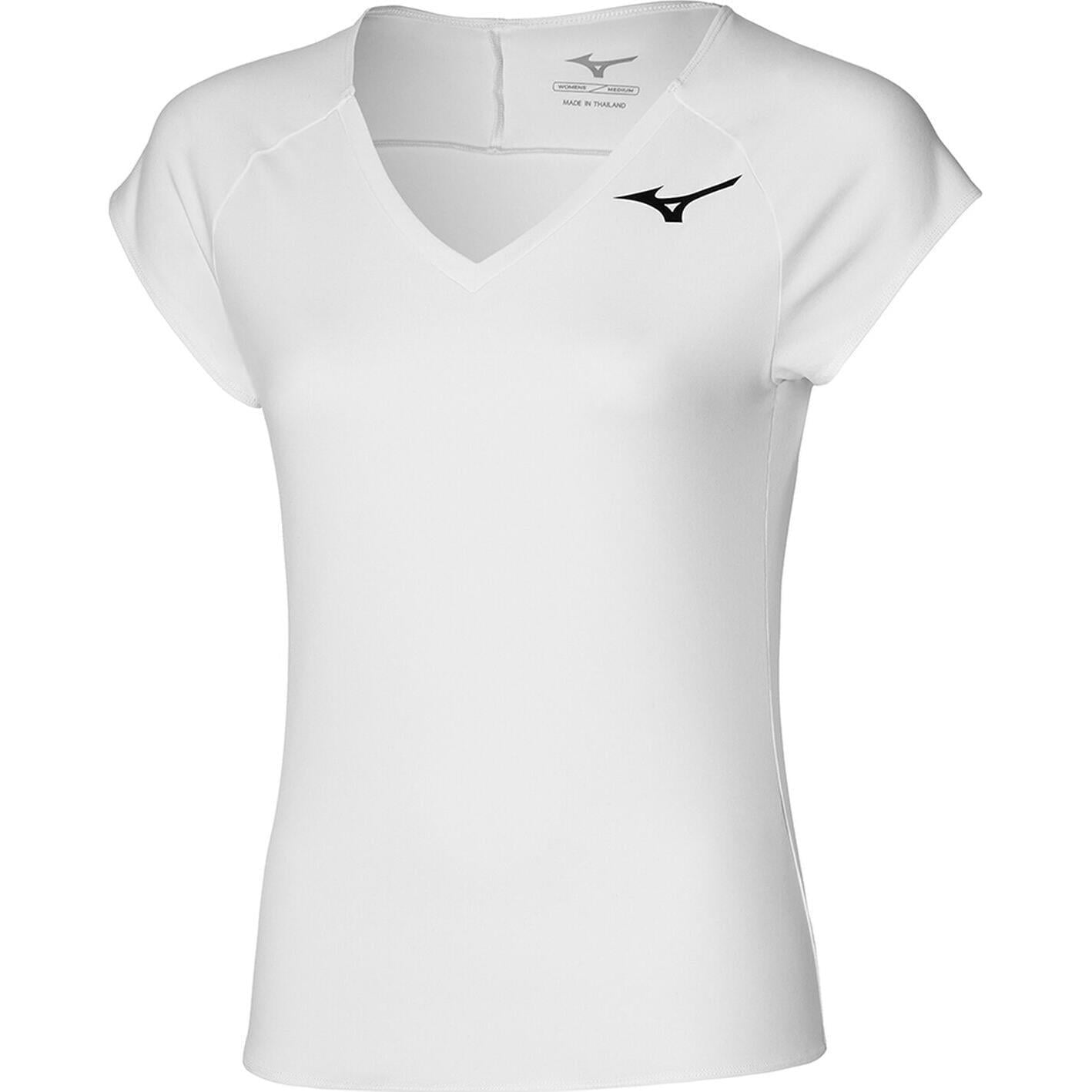 Футболка для тенниса женская Mizuno TEE 62GA1211-01 S Белый (61910-45)