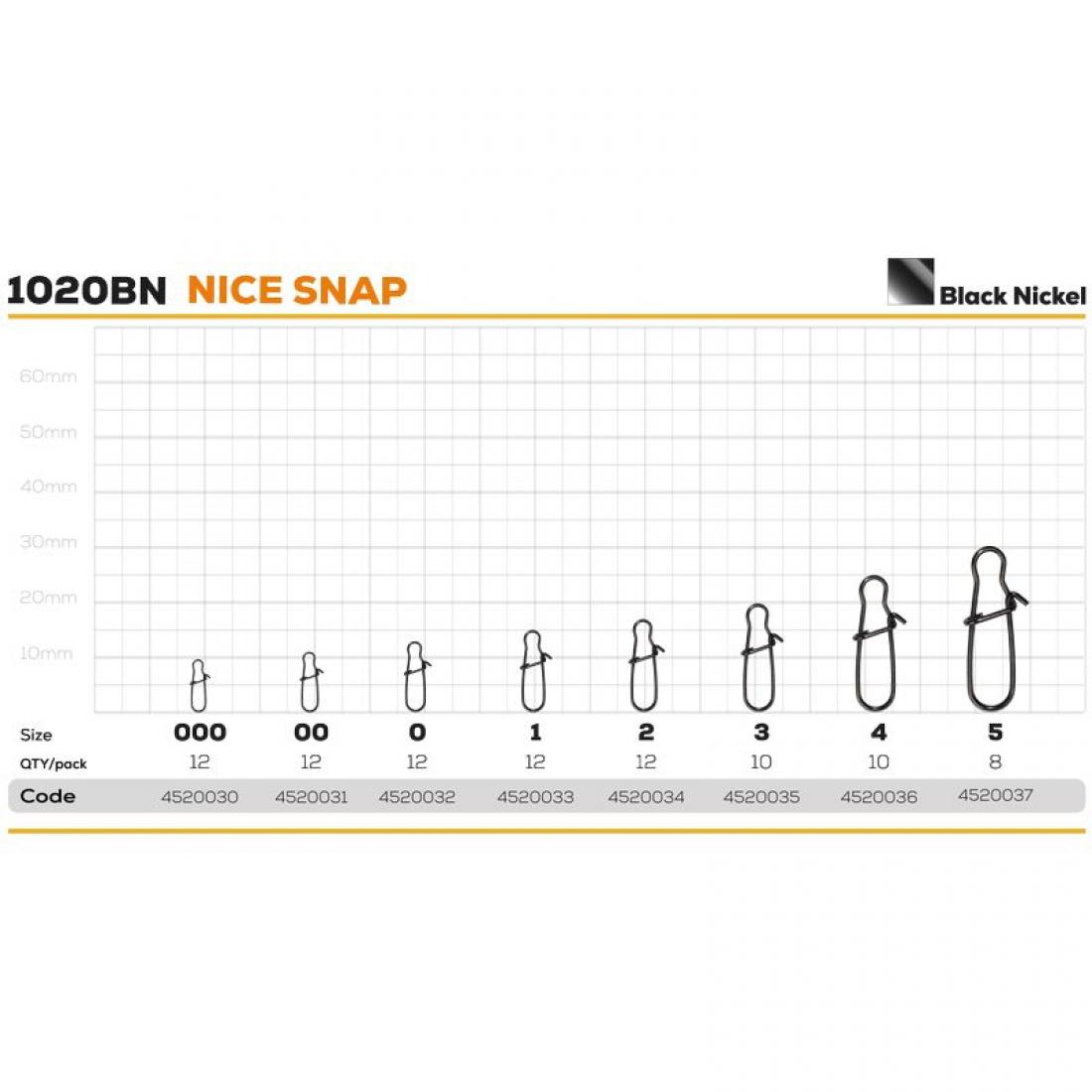 Застежка Golden Catch Nice Snap 1020BN №1 12 шт. (3KB5068) - фото 2