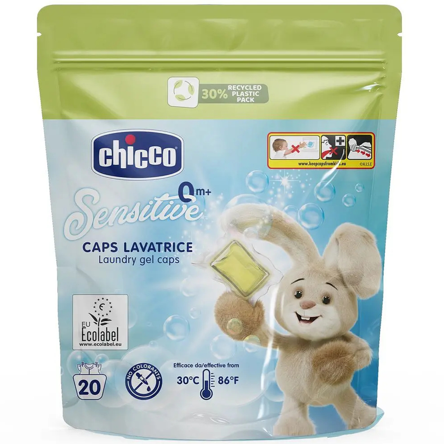 Капсулы для стирки Chicco Sensitive 20 шт. (143969)