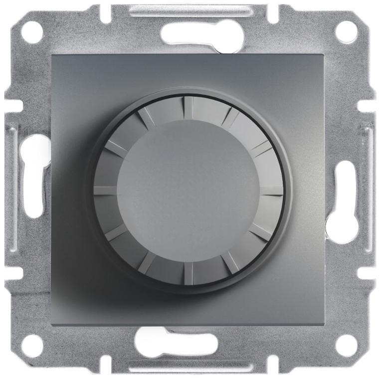 Светорегулятор поворотный Schneider Electric Asfora 315 W ABS Сталь (EPH6600162)