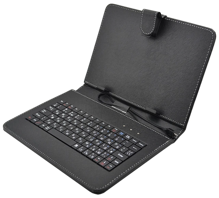 Чехол с клавиатурой для планшета 9" Micro USB Black (0428) Чехол с клавиатурой для планшета 9" Micro USB Black (0428)