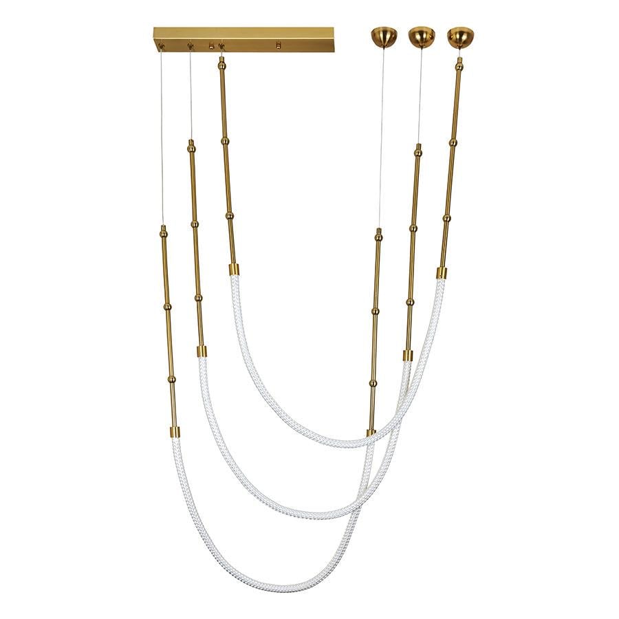 Люстра декоративна LED Levistella 7813132-3 AB Бронзовий (LVS5053)