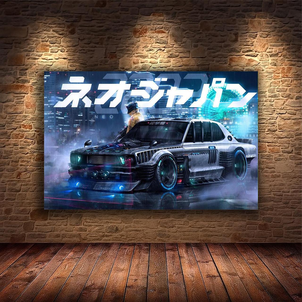 Картина на холсте Спортивный автомобиль 35x55 см (M212)