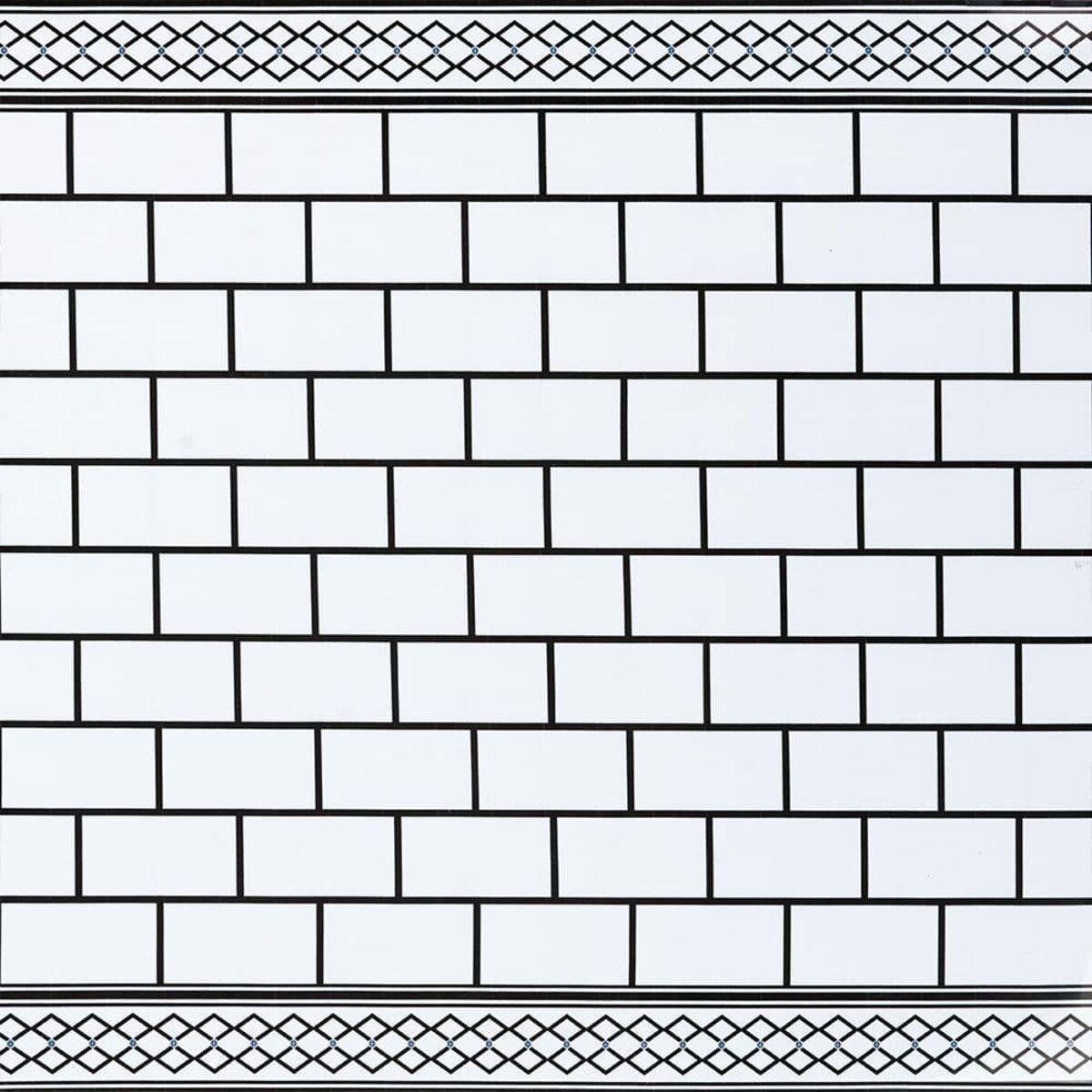 Плитка самоклеящаяся виниловая глянец 600х600х1,5 мм 1 шт. (SW-00000534)