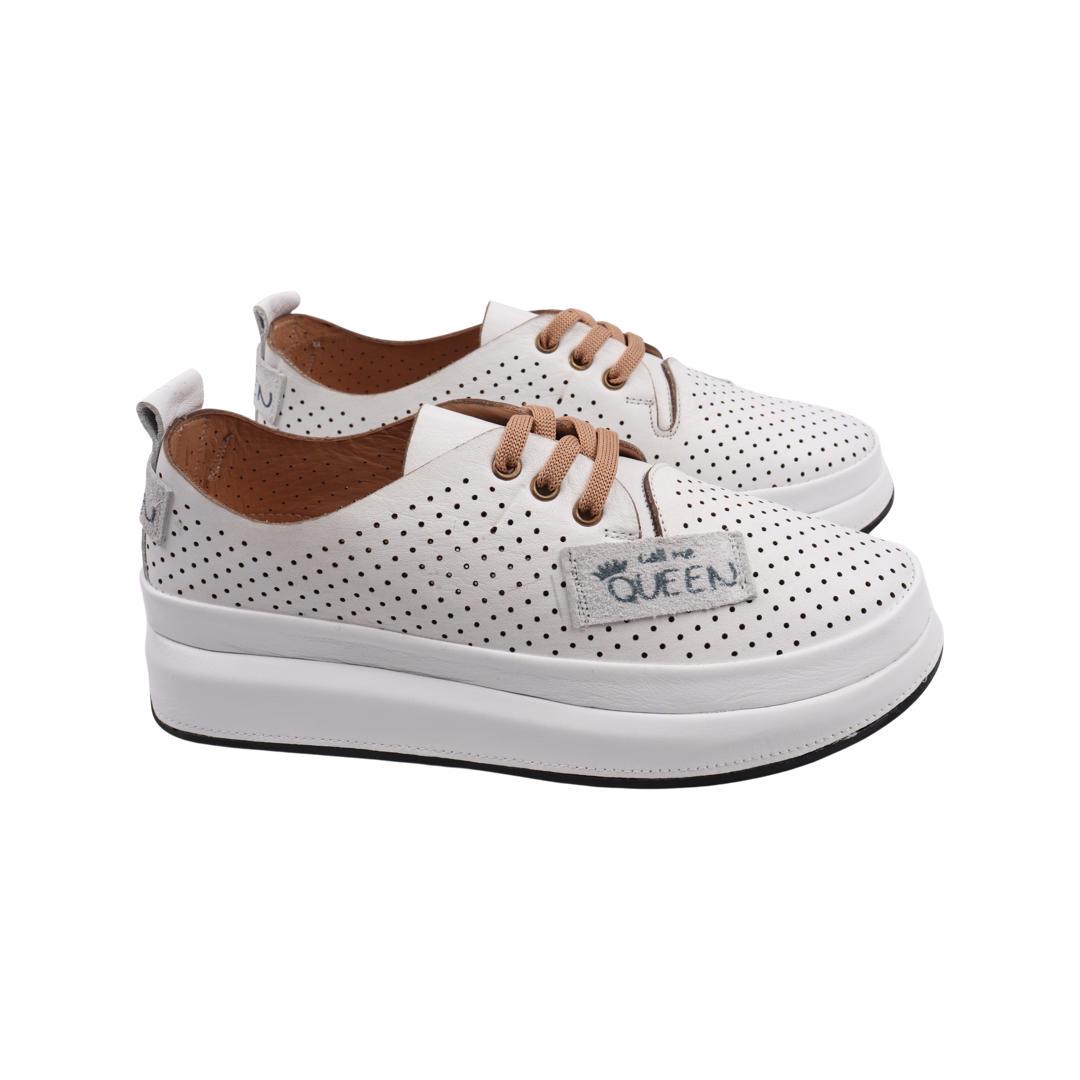 Туфлі жіночі Phany зі шкіри р. 38 Білий (245-22LTCP)