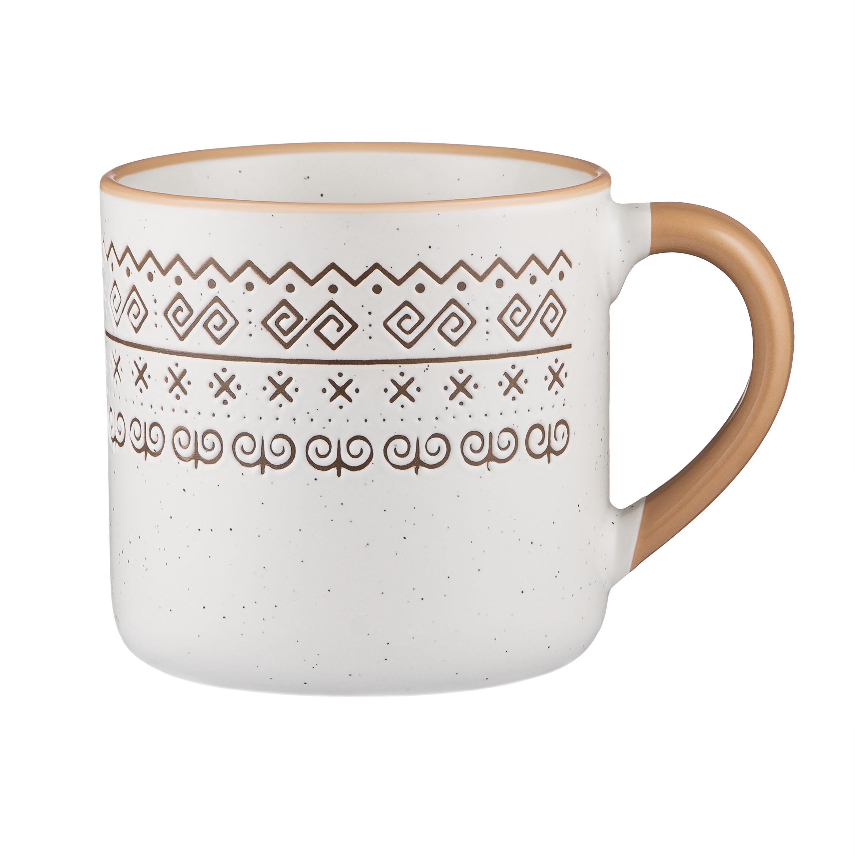 Чашка керамическая Ardesto Ettore 380 мл Белый (AR3029B)