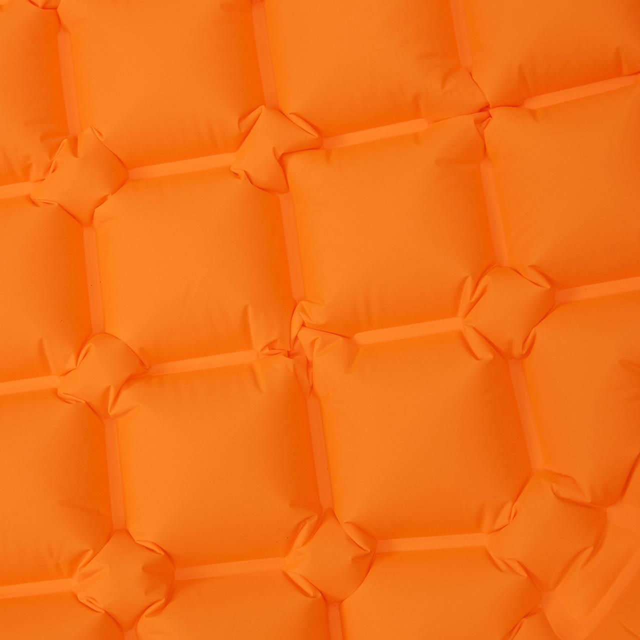 Килимок для намету надувний похідний 190х55х3 см Помаранчевий (7186) - фото 5 Килимок для намету надувний похідний 190х55х3 см Помаранчевий (7186) - фото 5