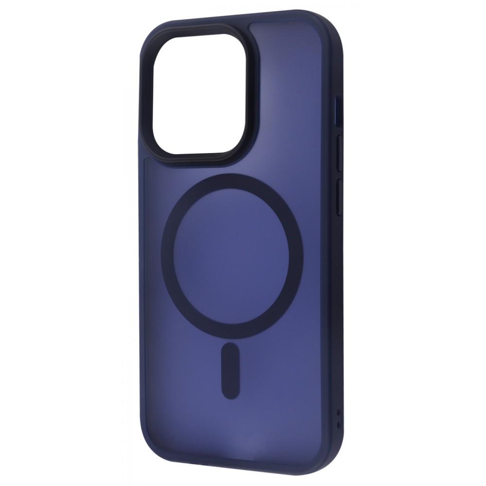 Чехол с поддержкой magsafe WAVE Matte Insane Case with MagSafe iPhone 14 midnight blue