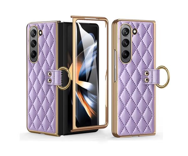 Чехол-накладка Lingge для Samsung Galaxy Z Fold5 Сиреневий Чехол-накладка Lingge для Samsung Galaxy Z Fold5 Сиреневий