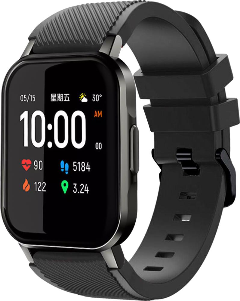 Ремешок Cross для Haylou Smart Watch 2 (LS02) Black (26787-2B)