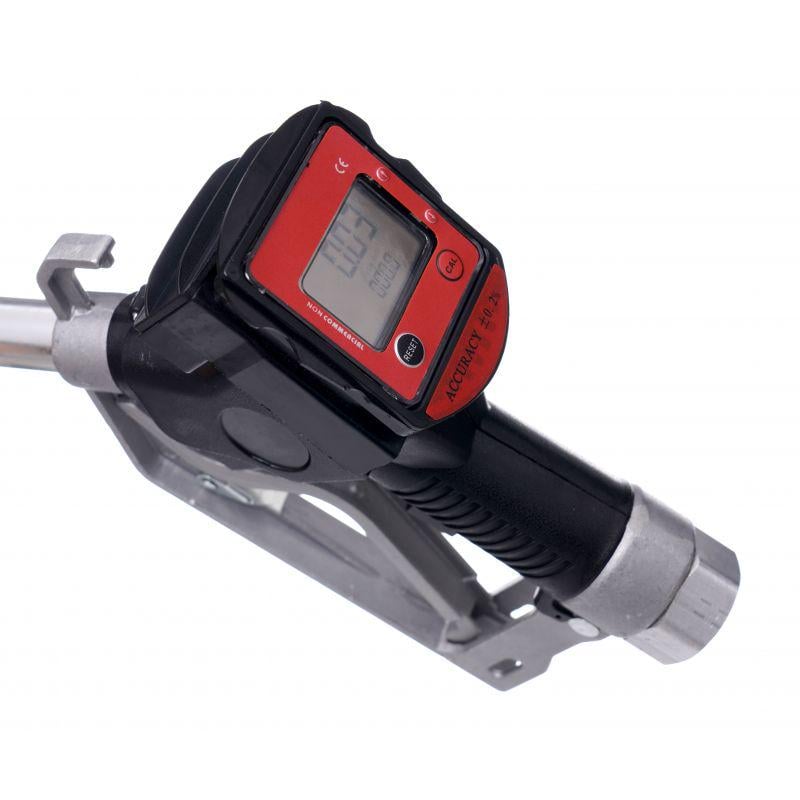 Паливний пістолет/наповнювач Kraft&Dele автоматичний Ø 24 мм з РК-дисплеєм 10-80 л/хв 3 бар (KD10580)