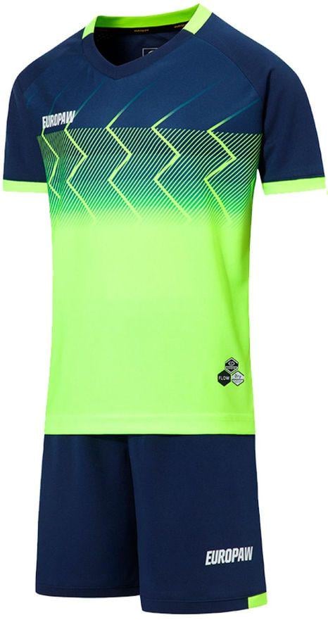 Комплект футбольной формы Europaw 029 Slava XS Салатово-темно-синий (europaw633)