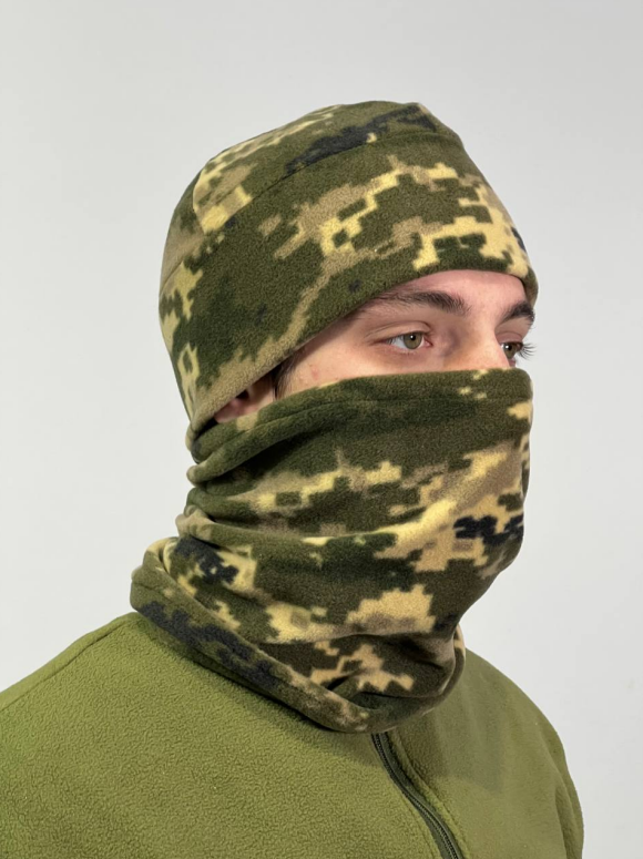 Бафф флисовый для военных Пиксель