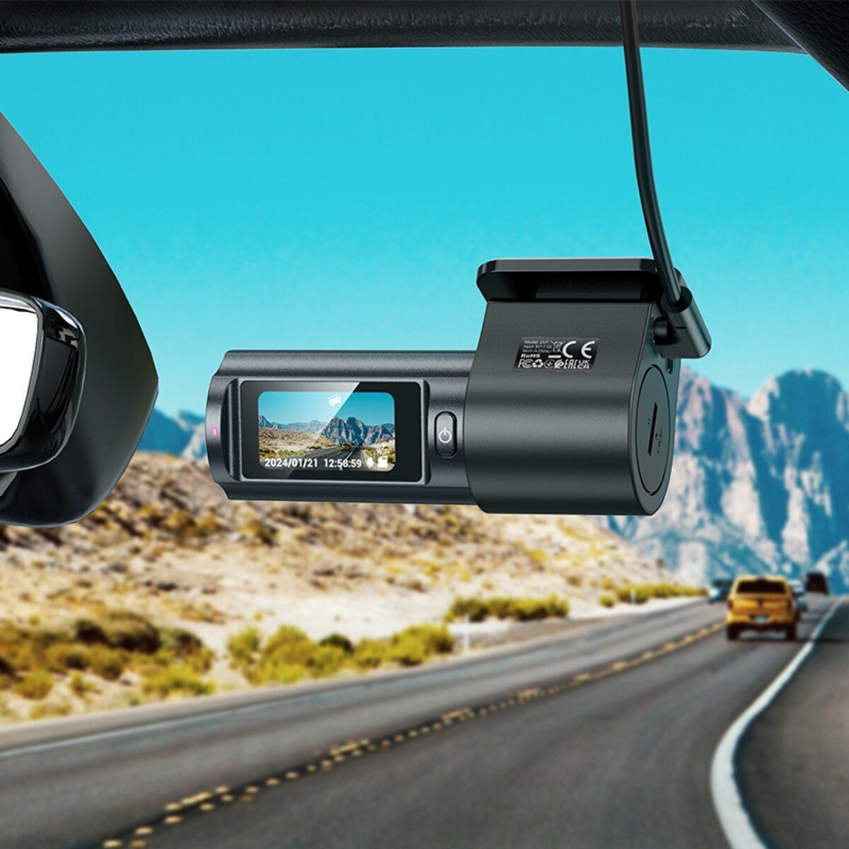 Видеорегистратор Hoco DV7 2K 2560x1440 display hidden driving recorder Black (607761) - фото 8
