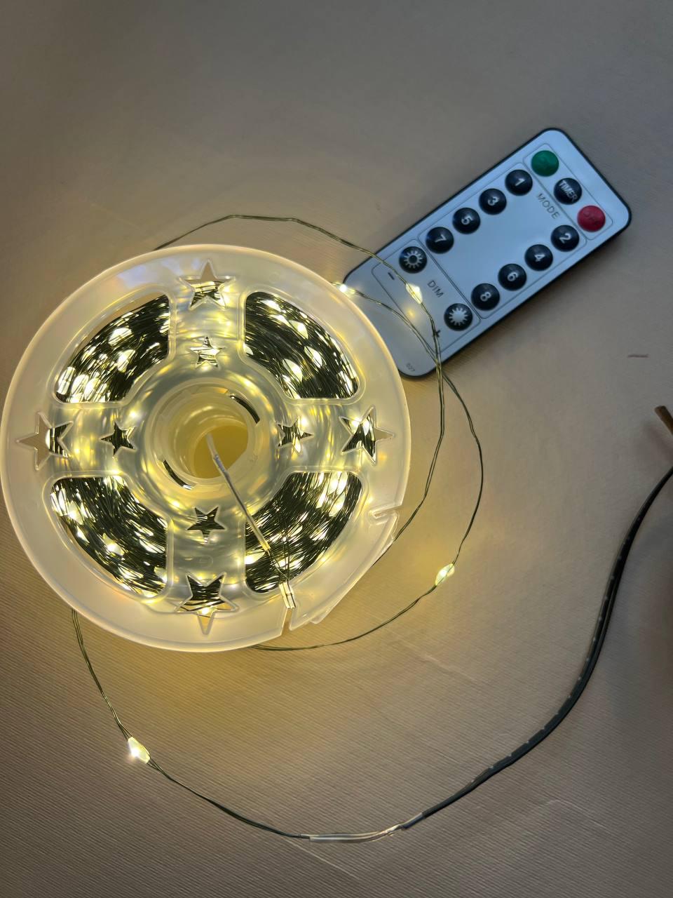 Гірлянда дріт водонепроникна 100 м з пультом - фото 3 Гірлянда дріт водонепроникна 100 м з пультом - фото 3