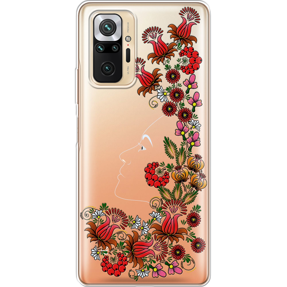 Чохол BoxFace Xiaomi Redmi Note 10 Pro 3D Ukrainian Muse Прозорий силікон (42053-bk64-42053)