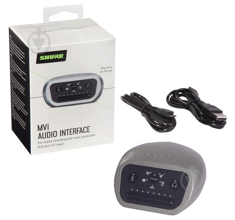 Аудиоинтерфейс Shure MVI - фото 3 Аудиоинтерфейс Shure MVI - фото 3