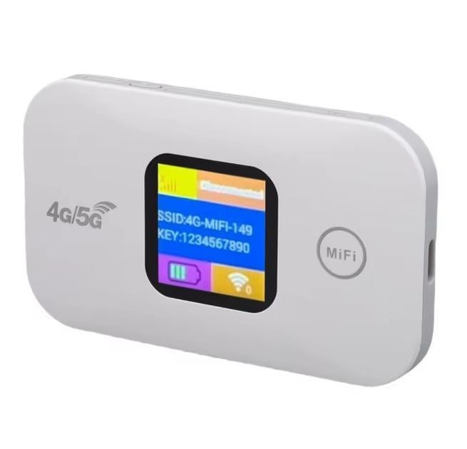 Роутер 4G/Wi-Fi с аккумулятором дисплей до 10 пользователей Белый (2827467165) Роутер 4G/Wi-Fi с аккумулятором дисплей до 10 пользователей Белый (2827467165)