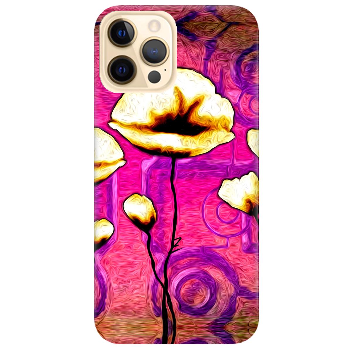 Силиконовый чехол Zorrov для Apple iPhone 12 Pro - Flower kiss (14080040023087135)