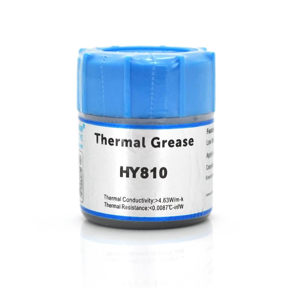 Паста термопровідна HY-810 Q40 банка > 4 63W/m-K <0,0087 °C-in2/W -30 ° ≈280 °C OEM 15 г Grey (28627)