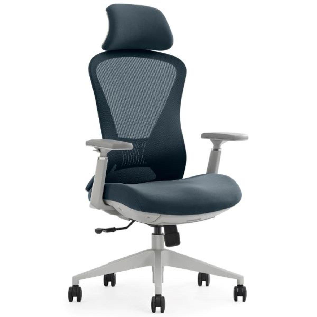 Офісне крісло поворотне Intarsio MAGNUS LUX Темно-сірий/Сірий