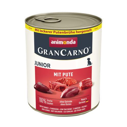 Корм влажный для щенков Animonda GranCarno Junior Turkey с индейкой 800 г - фото 1 Корм влажный для щенков Animonda GranCarno Junior Turkey с индейкой 800 г - фото 1