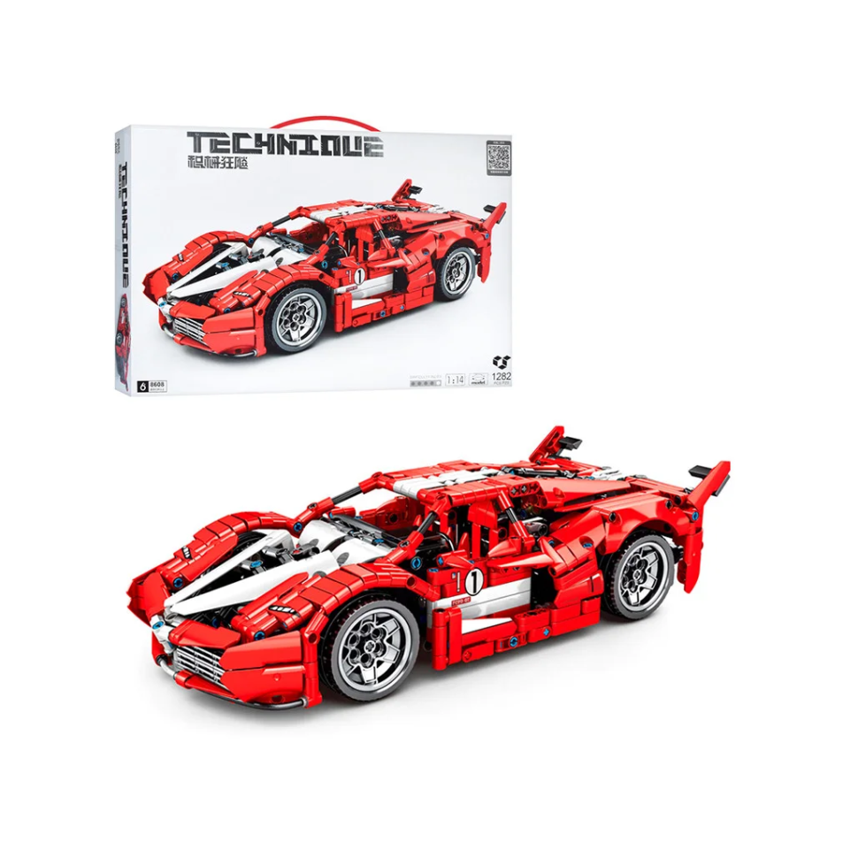 Конструктор дитячий Bambi Гоночна машина 8608 1282 деталі (RLT28953) - фото 2