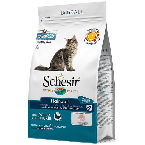 Корм сухой Schesir Cat Hairball 1,5 кг