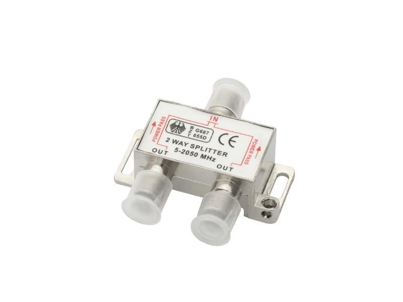 Разветвитель антенный 2-Way 5-2050 MHz с проходом питания 9195# (1413236277) Разветвитель антенный 2-Way 5-2050 MHz с проходом питания 9195# (1413236277)