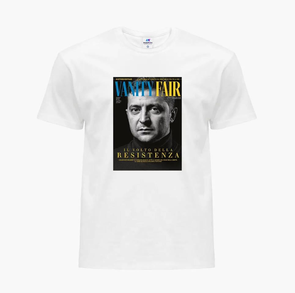 Футболка мужская "Владимир Зеленский" XL Белый (9223-3685-3)