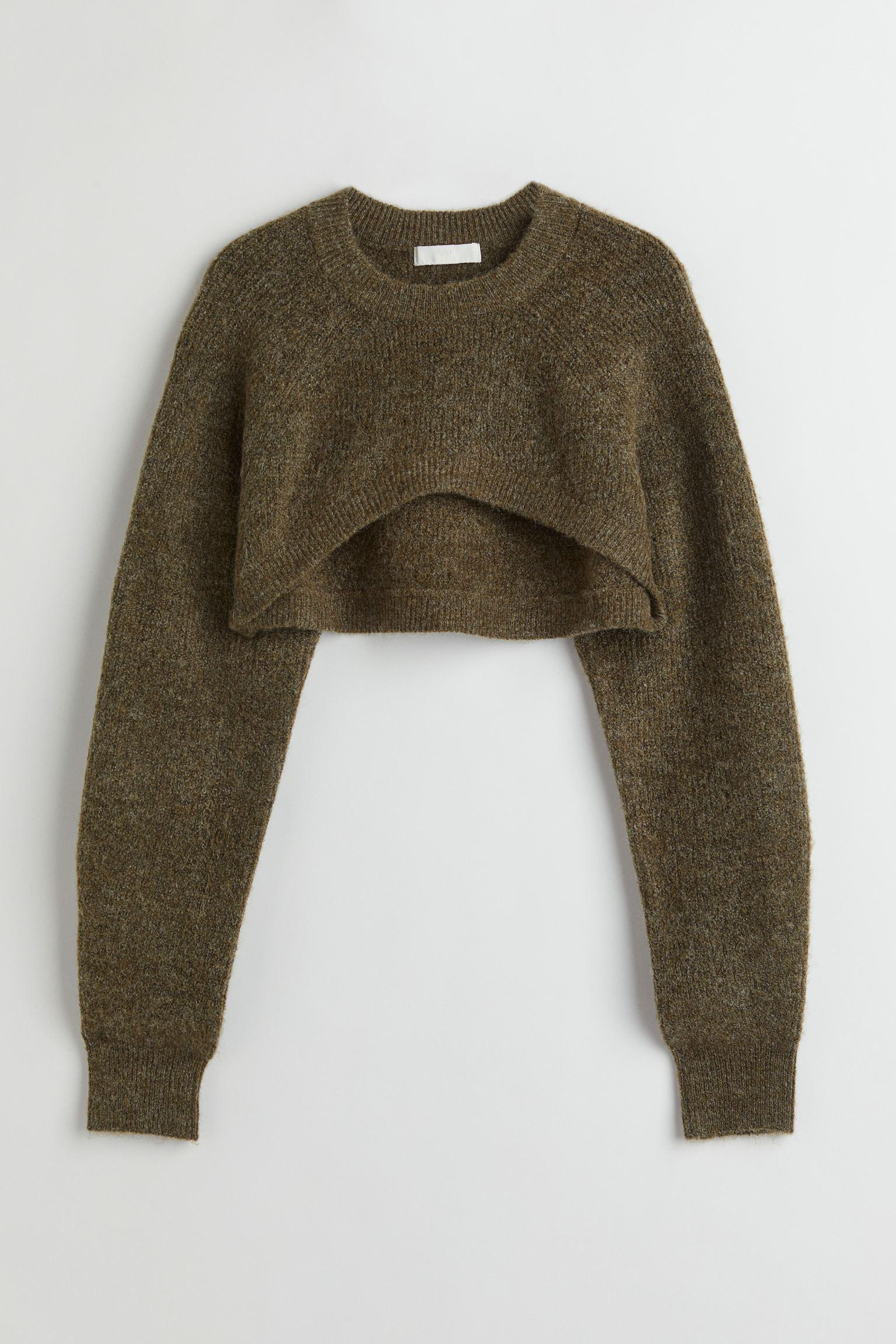Болеро H&M L Хакі (S7081026385)