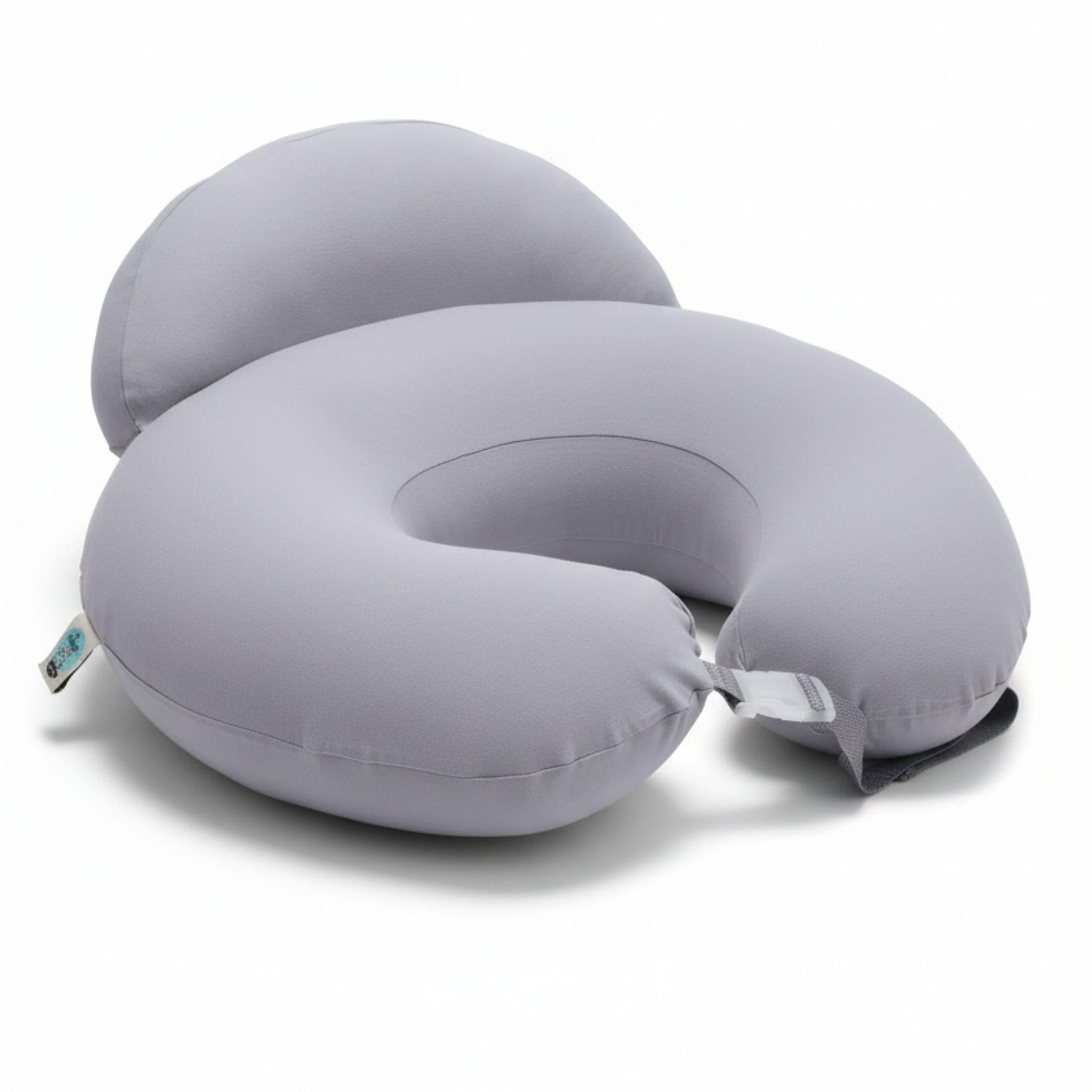 Подушка-диванчик для кормления трикотажная антиаллергенная с молнией 60х70х16 см Серый беж (27104)