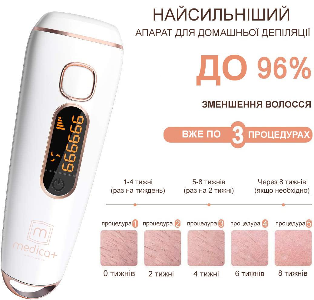 Фотоэпилятор Medica+ Haircleaner 5.0 (11444055) - фото 3