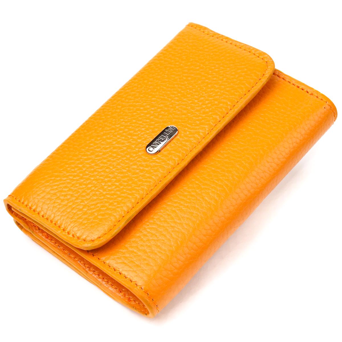 Гаманець жіночий CANPELLINI Wallet 21592 шкіра флотар Жовтий