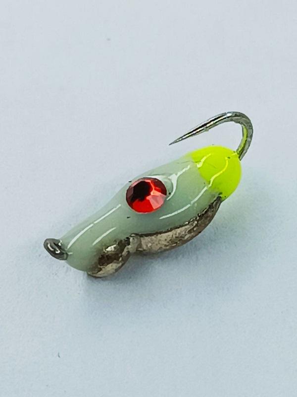 Мормышка вольфрамовая Start Fishing 044-030-10 Нимфа светонакопитель Swarovski 3 мм 0,6 г №16 Silver