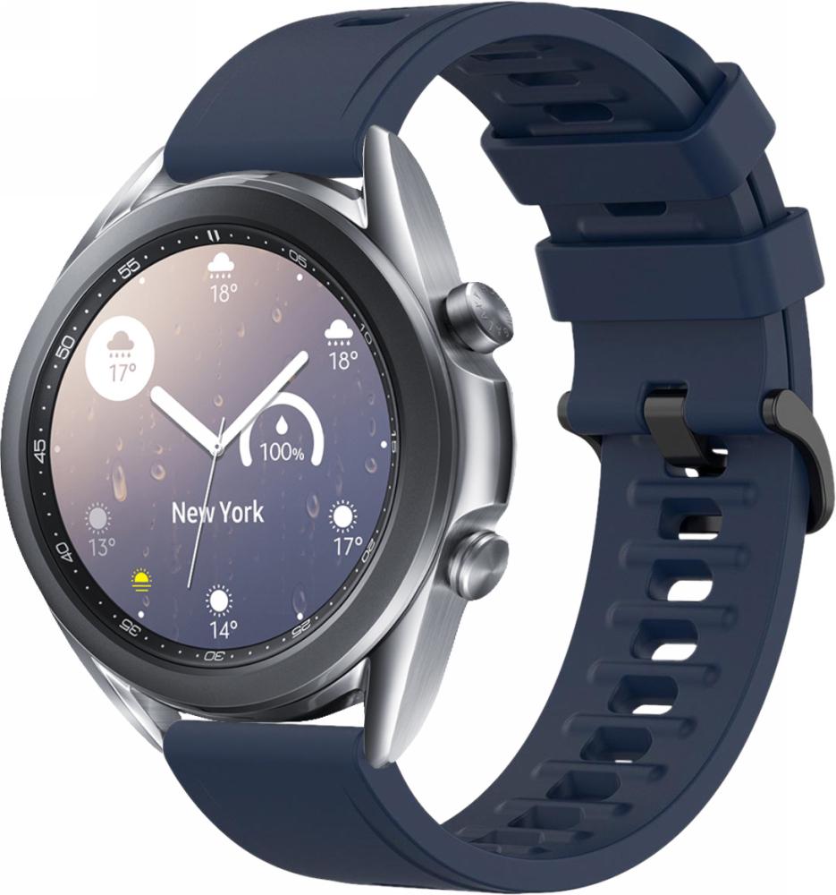 Ремінець Convex для Galaxy Watch 3 41 мм Dark blue (18484) Ремінець Convex для Galaxy Watch 3 41 мм Dark blue (18484)