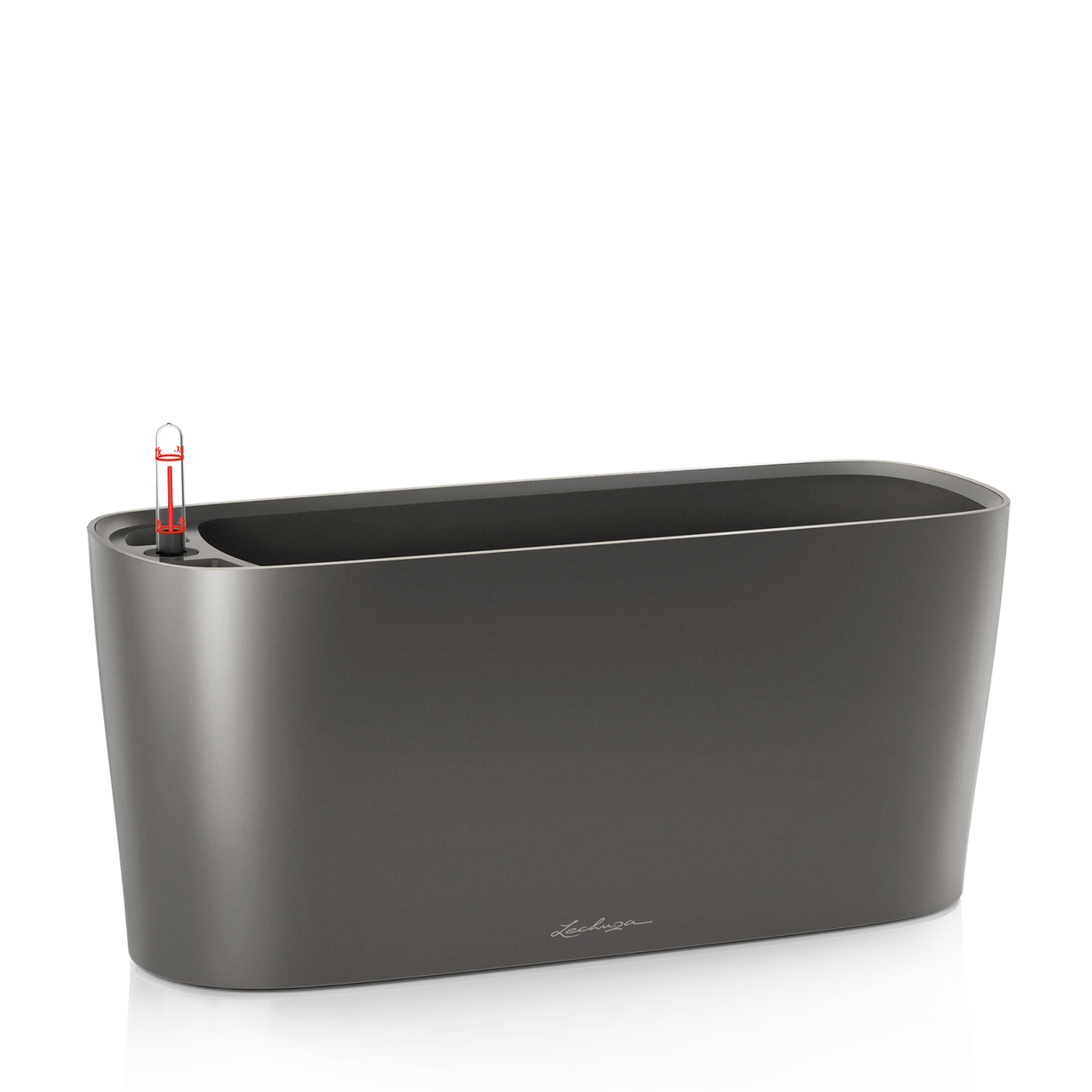 Розумний горщик Lechuza Delta 20 овальний 5 л 40x15x18 см Антрацит