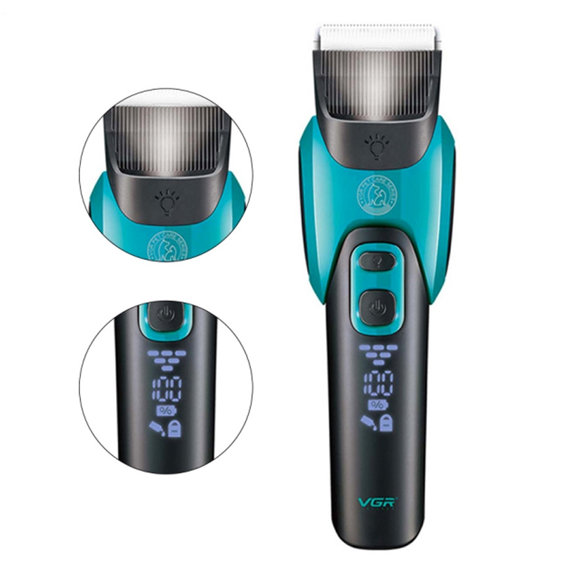 Машинка для стрижки тварин VGR V-208 акумуляторна 3W Blue (tf7465) - фото 5