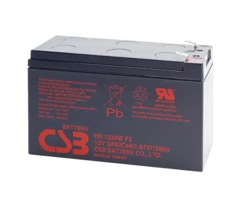 Батарея аккумуляторная CSB 9 Ah 12V (HR1234WF2)