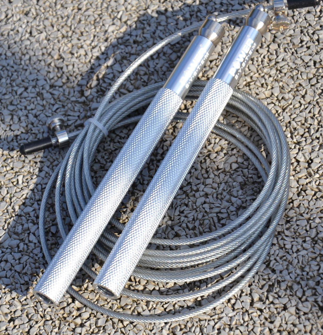 Скакалка швидкісна Power System PS-4064 Ultra Jump Rope 2,75 м Silver - фото 2