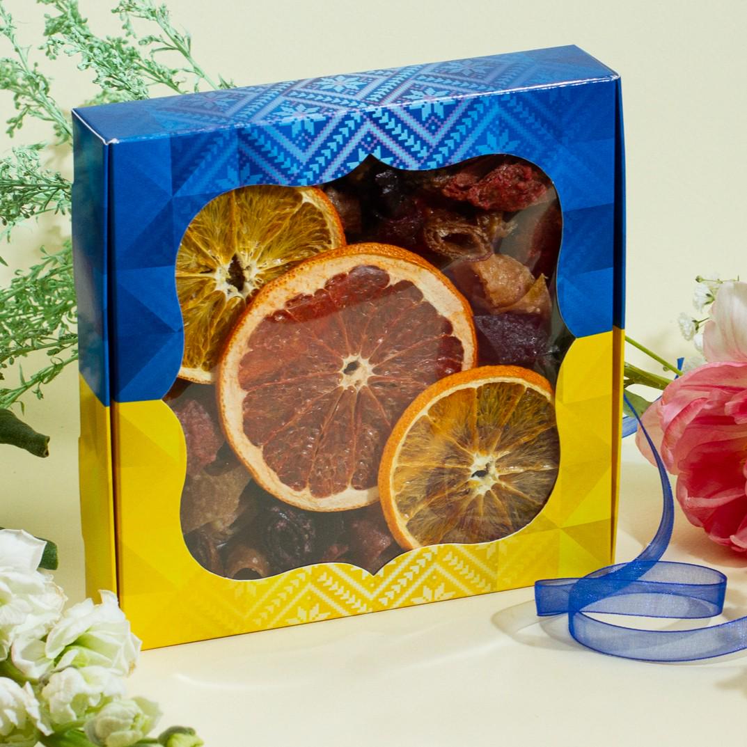 Набір пастили подарунковий Горіхове Асорті міні снеків прапор 200 г (FS-05027/1)