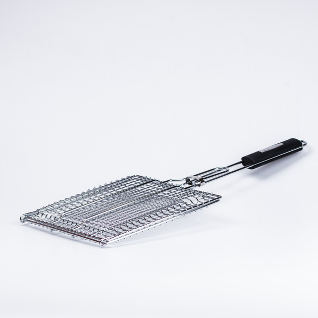 Решітка для гриля та барбекю плоска Grill прямокутна нержавіюча сталь 24х24 см (HP455RESH) - фото 3 Решітка для гриля та барбекю плоска Grill прямокутна нержавіюча сталь 24х24 см (HP455RESH) - фото 3