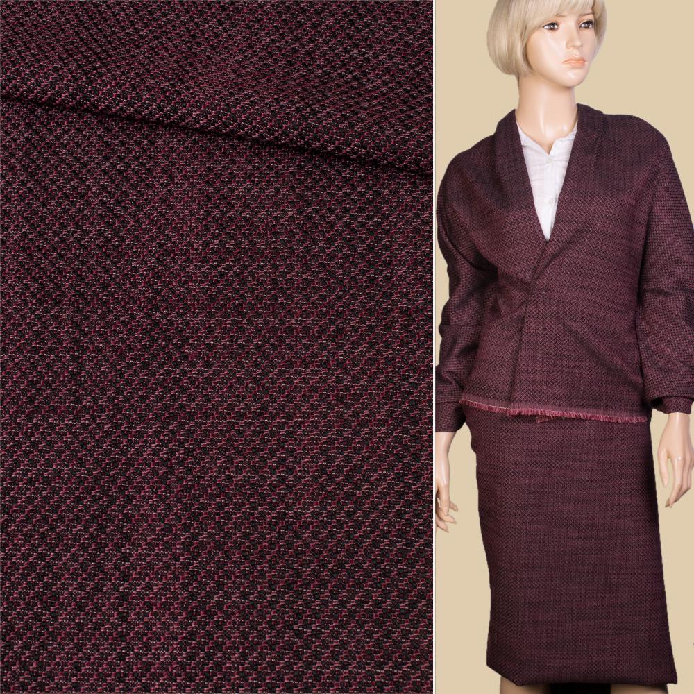 Ткань жаккард ширина 145 см Красный (11631.002) - фото 2 Ткань жаккард ширина 145 см Красный (11631.002) - фото 2