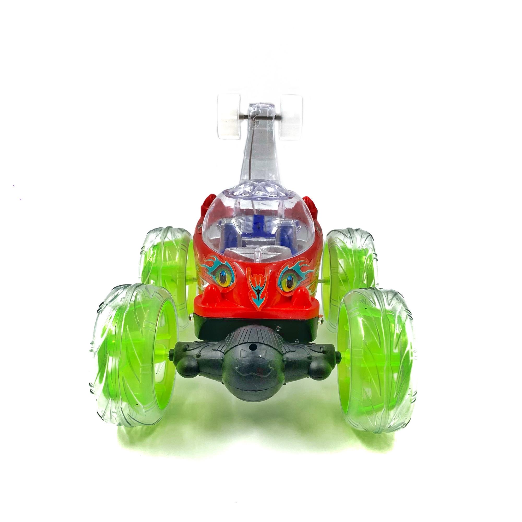 Машинка перевертыш Jia Yue Toys на радиоуправлении с подсветкой 4,8 В 16 см Красный (77463k) - фото 2 Машинка перевертыш Jia Yue Toys на радиоуправлении с подсветкой 4,8 В 16 см Красный (77463k) - фото 2