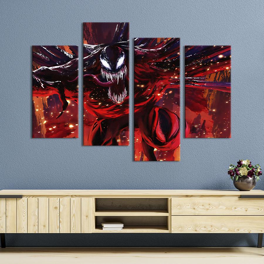 Картина на холсте Карнаж - суперзлодей Марвел 149x106 см (1525-42)