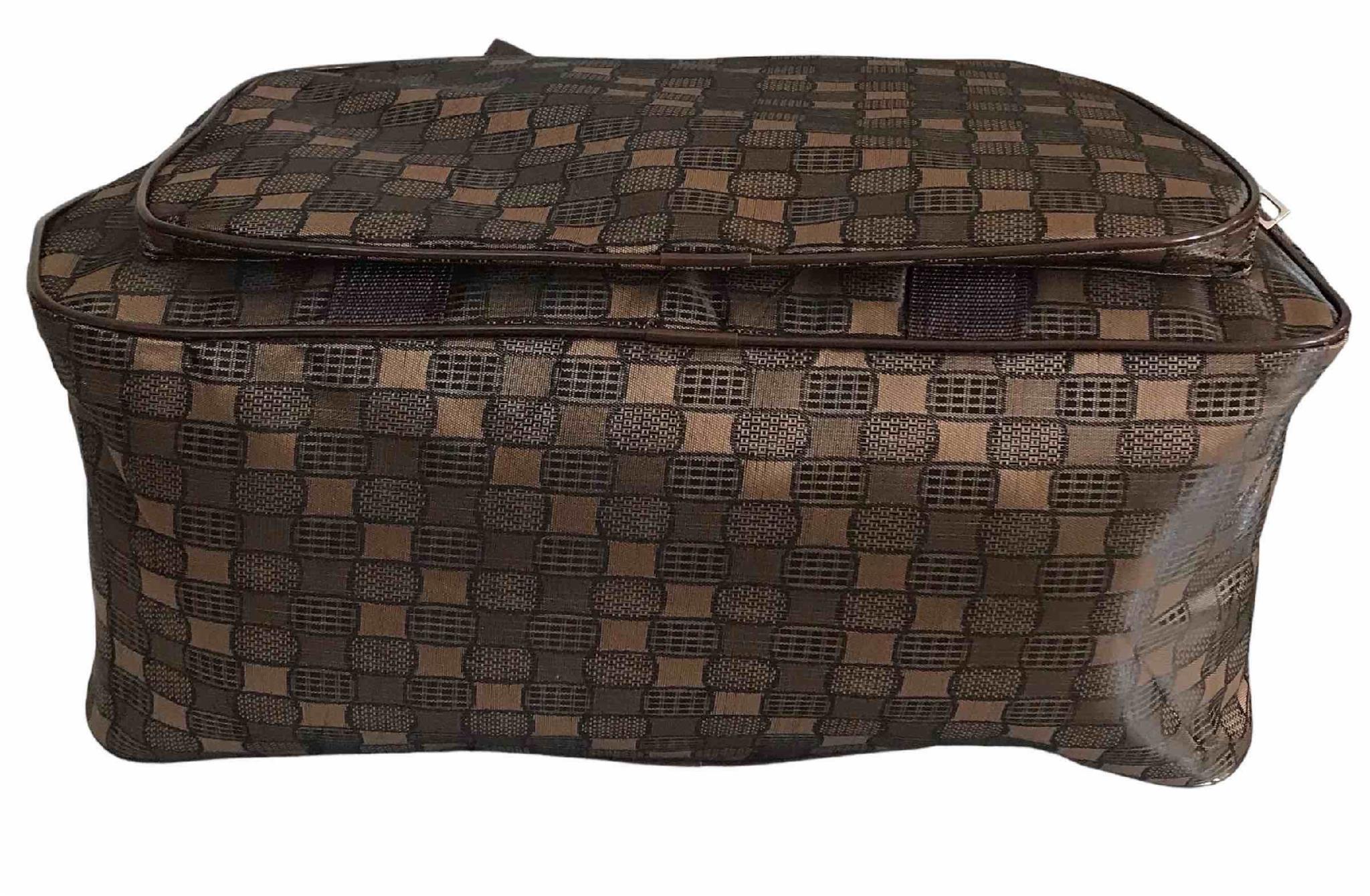 Сумка дорожная ручная кладь с длинным ремнем через плечо Коричневый (41213K) - фото 4 Сумка дорожная ручная кладь с длинным ремнем через плечо Коричневый (41213K) - фото 4